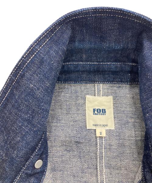 F.O.B FACTORY（エフオービー ファクトリー）F.O.B FACTORY (エフオービー ファクトリー) カバーオール / COVER ALL インディゴ サイズ:Ｍの古着・服飾アイテム