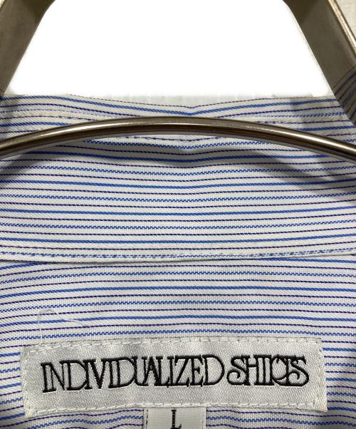 INDIVIDUALIZED SHIRTS（インディビジュアライズドシャツ）INDIVIDUALIZED SHIRTS (インディビジュアライズドシャツ) 長袖シャツ ブルー サイズ:Ｌの古着・服飾アイテム