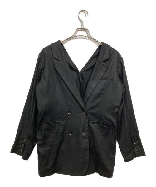 Ameri（アメリ）Ameri (アメリ) リネンジャケット / BACKWARDS LIKE JACKET ブラック サイズ:sの古着・服飾アイテム