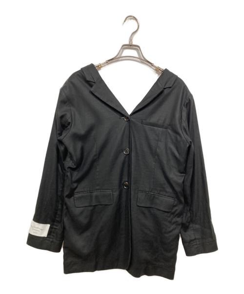Ameri（アメリ）Ameri (アメリ) リネンジャケット / BACKWARDS LIKE JACKET ブラック サイズ:sの古着・服飾アイテム