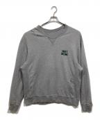 Kinemaキネマ）の古着「damage logo sweat/ダメージロゴ」｜グレー