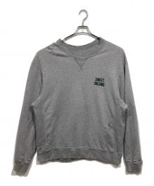 Kinema（キネマ）の古着「damage logo sweat/ダメージロゴ」｜グレー
