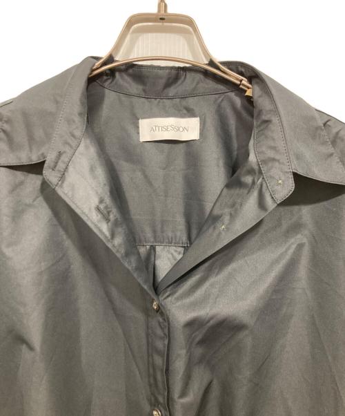 ATTISESSION（アティセッション）attisession (アティセッション) シャツマキシスカート ブラック サイズ:表記なしの古着・服飾アイテム