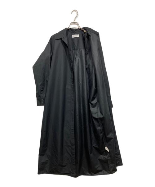 ATTISESSION（アティセッション）attisession (アティセッション) シャツマキシスカート ブラック サイズ:表記なしの古着・服飾アイテム