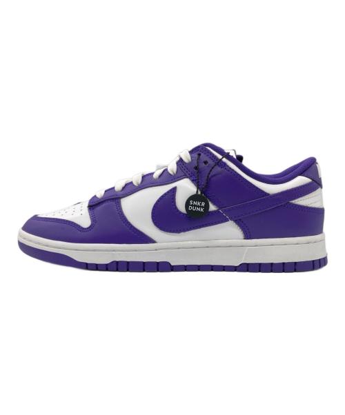NIKE（ナイキ）NIKE (ナイキ) ローカットスニーカー /Dunk Low Retro ホワイト×パープル / Champion サイズ:27.0 未使用品の古着・服飾アイテム