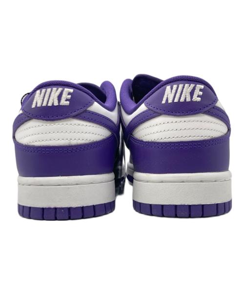 NIKE（ナイキ）NIKE (ナイキ) ローカットスニーカー /Dunk Low Retro ホワイト×パープル / Champion サイズ:27.0 未使用品の古着・服飾アイテム