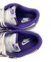 中古・古着 NIKE (ナイキ) ローカットスニーカー /Dunk Low Retro ホワイト×パープル / Champion サイズ:27.0 未使用品：9000円