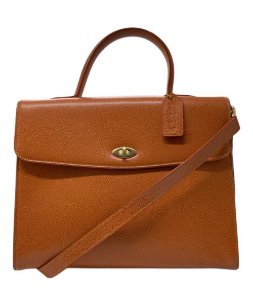 COACH（コーチ）COACH (コーチ) ハンドバッグ ブラウンの古着・服飾アイテム