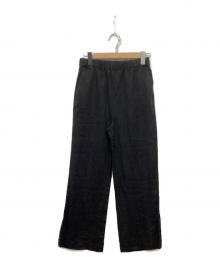 JOURNAL STANDARD relume（ジャーナルスタンダード レリューム）の古着「麻スリットイージーパンツ」｜ブラック