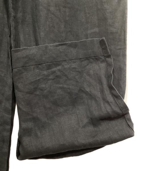 JOURNAL STANDARD relume（ジャーナルスタンダード レリューム）JOURNAL STANDARD relume (ジャーナルスタンダード レリューム) 麻スリットイージーパンツ ブラック サイズ:36の古着・服飾アイテム