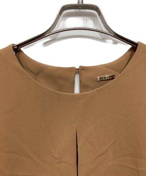 & DEAR（アンドディアー）＆ DEAR (アンドディアー) IENA取扱い ノースリーブワンピース キャメル サイズ:38の古着・服飾アイテム