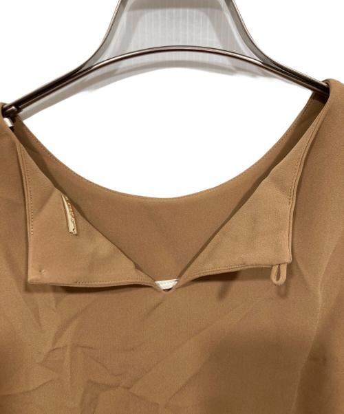 & DEAR（アンドディアー）＆ DEAR (アンドディアー) IENA取扱い ノースリーブワンピース キャメル サイズ:38の古着・服飾アイテム