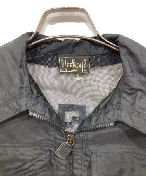 FENDI（フェンディ）FENDI (フェンディ) ロゴメッシュベスト ブラック サイズ:42の古着・服飾アイテム