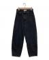 HeRIN.CYE（ヘリンドットサイ）の古着「デニムパンツ / - Balloon high rise denim pants」｜グレー