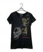 Hysteric Glamourヒステリックグラマー）の古着「Tシャツ」｜ブラック