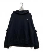 Calvin Kleinカルバンクライン）の古着「パーカー」｜ブラック