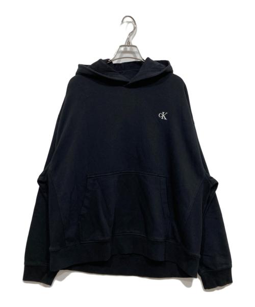 Calvin Klein（カルバンクライン）Calvin Klein (カルバンクライン) パーカー ブラック サイズ:Lの古着・服飾アイテム