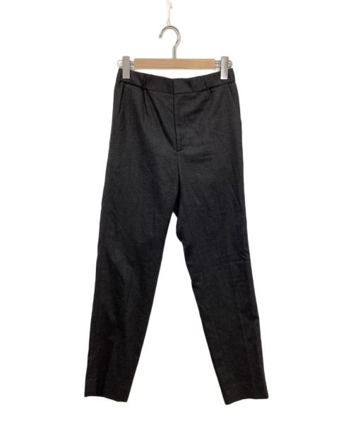GALERIE VIE（ギャルリーヴィー）GALERIE VIE (ギャルリーヴィー) ストレッチウール シガレットパンツ グレー サイズ:34の古着・服飾アイテム