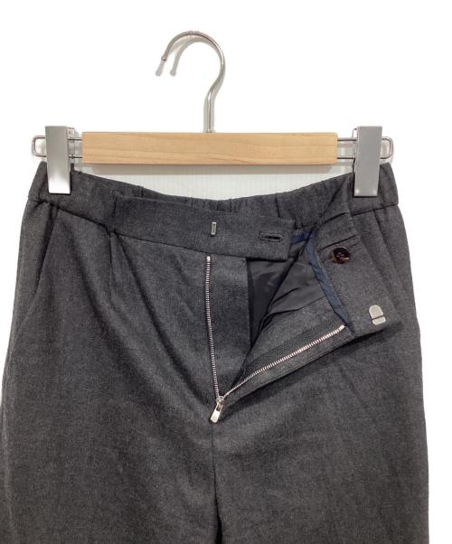 GALERIE VIE（ギャルリーヴィー）GALERIE VIE (ギャルリーヴィー) ストレッチウール シガレットパンツ グレー サイズ:34の古着・服飾アイテム
