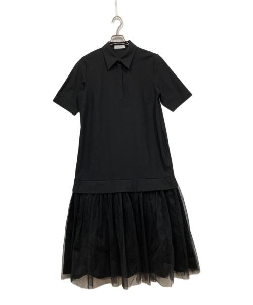 ADORE（アドーア）ADORE (アドーア) メモリートリコットワンピース ブラック サイズ:38の古着・服飾アイテム