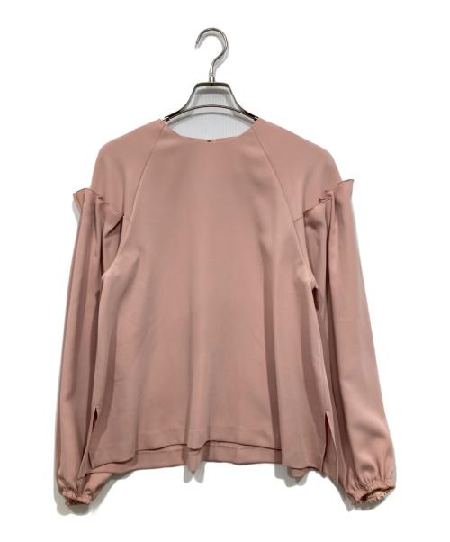 ADORE（アドーア）ADORE (アドーア) ダブルストレッチブラウス ピンク サイズ:38の古着・服飾アイテム