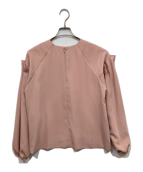 ADORE（アドーア）ADORE (アドーア) ダブルストレッチブラウス ピンク サイズ:38の古着・服飾アイテム