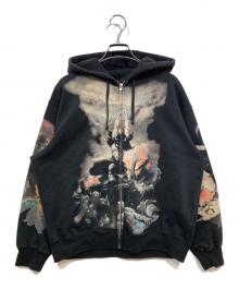 SUPREME（シュプリーム）の古着「ジップパーカー / Frank Frazetta Zip Up Hooded Sweatshirts」｜ブラック