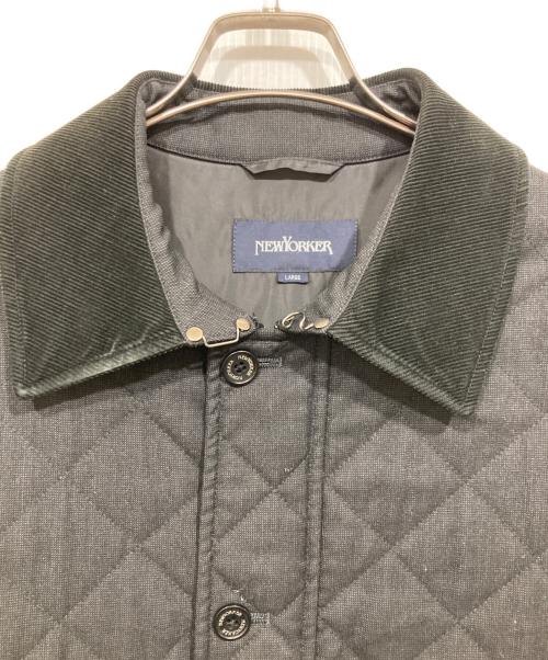 NEWYORKER（ニューヨーカー）NEWYORKER (ニューヨーカー) キルティングコート ブラック サイズ:Ｌの古着・服飾アイテム