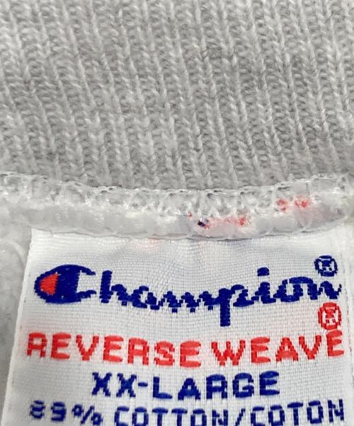 Champion REVERSE WEAVE（チャンピオン リバース ウィーブ）Champion REVERSE WEAVE (チャンピオン リバース ウィーブ) クルーネックスウェット グレー サイズ:XX-LARGEの古着・服飾アイテム