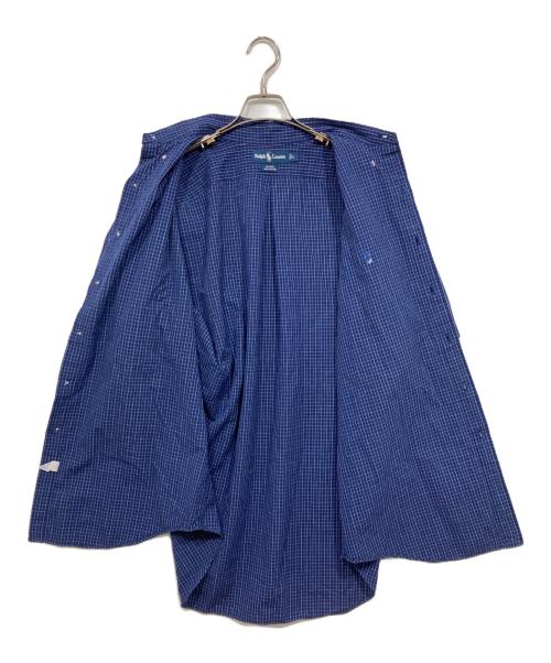 RALPH LAUREN（ラルフローレン）RALPH LAUREN (ラルフローレン) 半袖シャツ ネイビー サイズ:Ⅼの古着・服飾アイテム