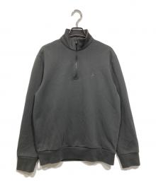 POLO RALPH LAUREN（ポロ・ラルフローレン）の古着「ハーフジップスウェット」｜グレー