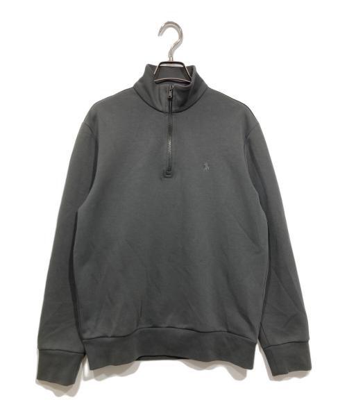 POLO RALPH LAUREN（ポロ・ラルフローレン）POLO RALPH LAUREN (ポロ・ラルフローレン) ハーフジップスウェット グレー サイズ:ｓの古着・服飾アイテム
