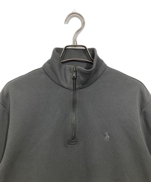 POLO RALPH LAUREN（ポロ・ラルフローレン）POLO RALPH LAUREN (ポロ・ラルフローレン) ハーフジップスウェット グレー サイズ:ｓの古着・服飾アイテム
