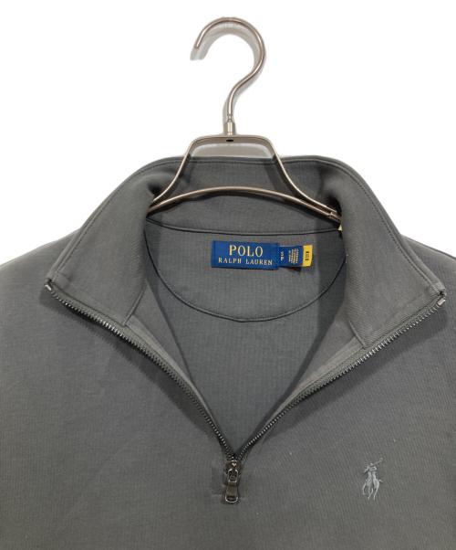 POLO RALPH LAUREN（ポロ・ラルフローレン）POLO RALPH LAUREN (ポロ・ラルフローレン) ハーフジップスウェット グレー サイズ:ｓの古着・服飾アイテム