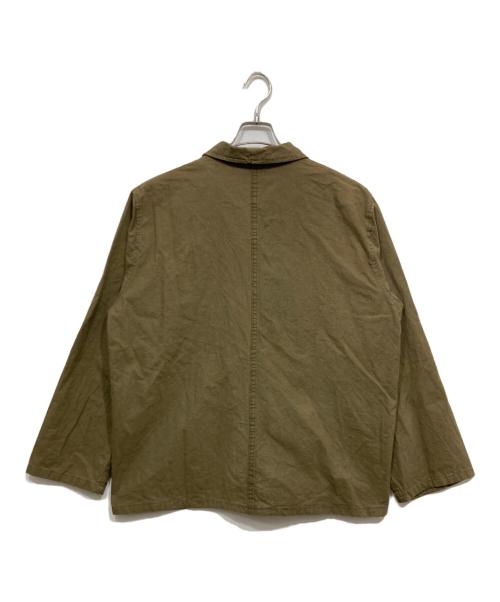 L'Anticher（ランチシェール）L'AntiCher (ランチシェール) フレンチチャイナシャツ オリーブ サイズ:64の古着・服飾アイテム