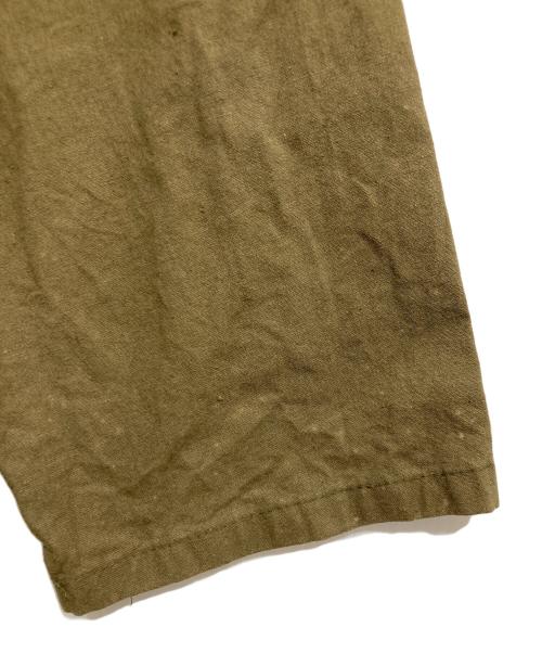 L'Anticher（ランチシェール）L'AntiCher (ランチシェール) フレンチチャイナシャツ オリーブ サイズ:64の古着・服飾アイテム