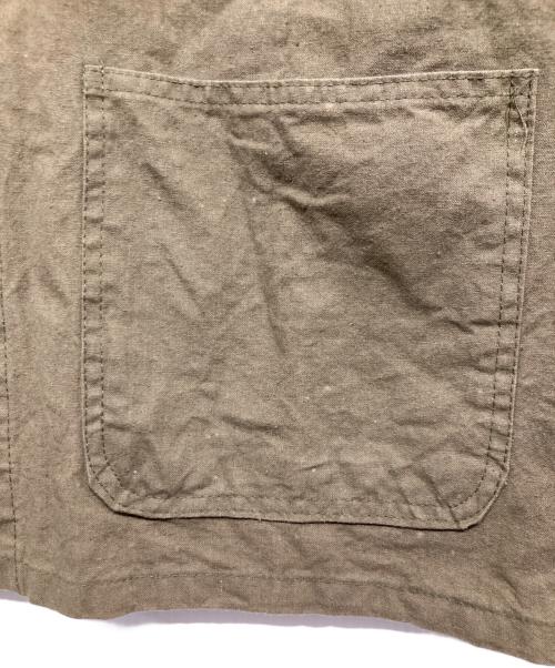 L'Anticher（ランチシェール）L'AntiCher (ランチシェール) フレンチチャイナシャツ オリーブ サイズ:64の古着・服飾アイテム