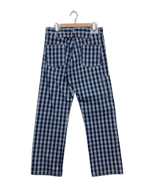 UNION SUPPLY（ユニオンサプライ）UNION SUPPLY (ユニオンサプライ) PALAKA WORK PANTS/パラカチェックパンツ ネイビー サイズ:W34の古着・服飾アイテム