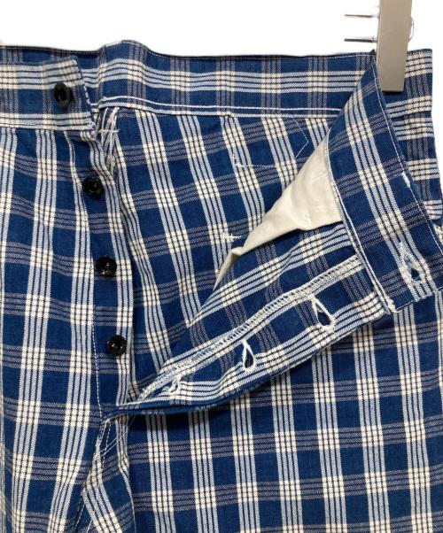 UNION SUPPLY（ユニオンサプライ）UNION SUPPLY (ユニオンサプライ) PALAKA WORK PANTS/パラカチェックパンツ ネイビー サイズ:W34の古着・服飾アイテム
