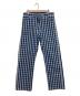 UNION SUPPLY（ユニオンサプライ）の古着「PALAKA WORK PANTS/パラカチェックパンツ」｜ネイビー