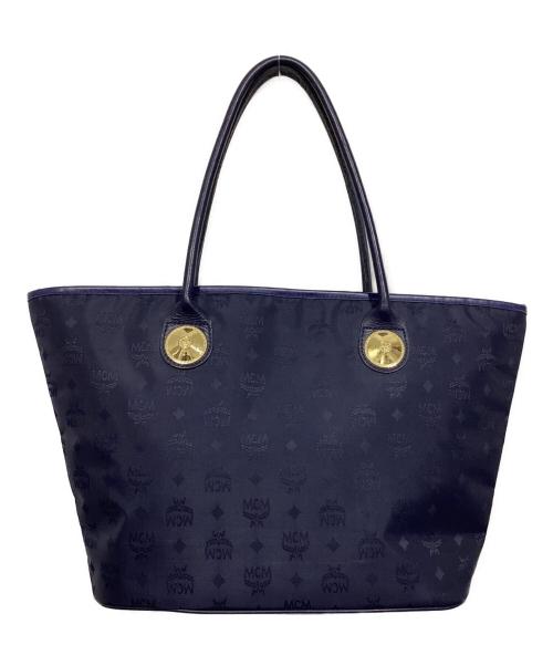 MCM（エムシーエム）MCM (エムシーエム) ナイロントートバッグ ネイビーの古着・服飾アイテム
