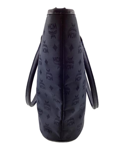 MCM（エムシーエム）MCM (エムシーエム) ナイロントートバッグ ネイビーの古着・服飾アイテム