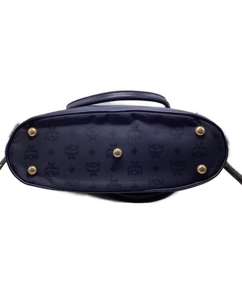 MCM（エムシーエム）MCM (エムシーエム) ナイロントートバッグ ネイビーの古着・服飾アイテム