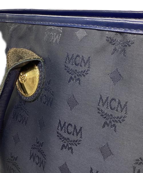 MCM（エムシーエム）MCM (エムシーエム) ナイロントートバッグ ネイビーの古着・服飾アイテム