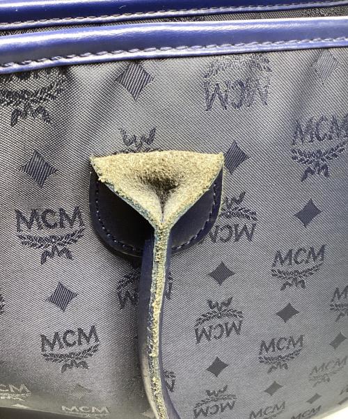 MCM（エムシーエム）MCM (エムシーエム) ナイロントートバッグ ネイビーの古着・服飾アイテム