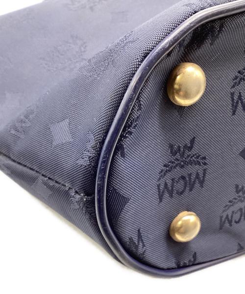 MCM（エムシーエム）MCM (エムシーエム) ナイロントートバッグ ネイビーの古着・服飾アイテム