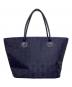 MCM (エムシーエム) ナイロントートバッグ ネイビー：8000円