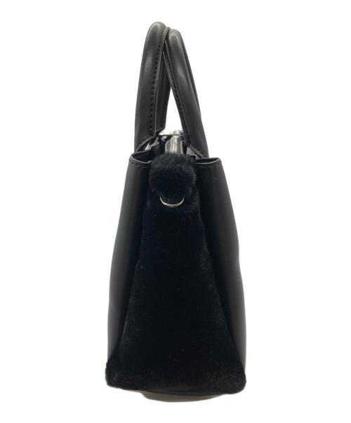 CHARLES & KEITH（チャールズアンドキース）CHARLES & KEITH (チャールズアンドキース) サイドファー2WAYショルダーバッグ ブラックの古着・服飾アイテム