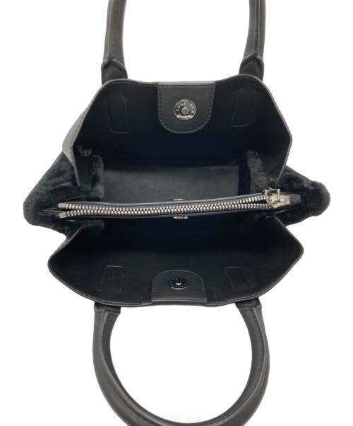 CHARLES & KEITH（チャールズアンドキース）CHARLES & KEITH (チャールズアンドキース) サイドファー2WAYショルダーバッグ ブラックの古着・服飾アイテム