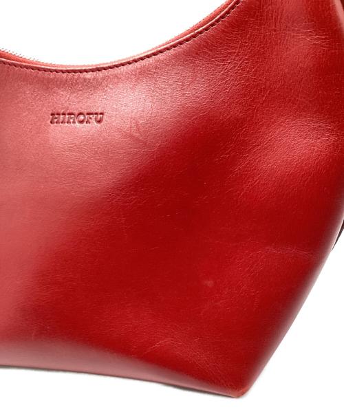 HIROFU（ヒロフ）HIROFU (ヒロフ) ハンドバッグ レッドの古着・服飾アイテム